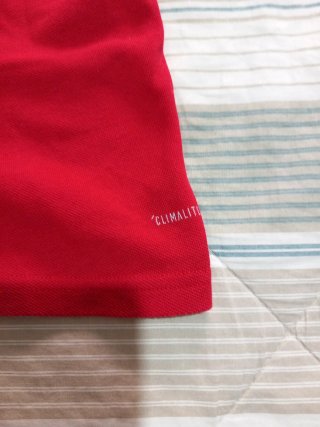 Polo Adidas Rossa Tg S