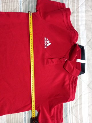 Polo Adidas Rossa Tg S