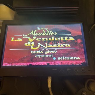Aladdin: La Vendetta di Nasira PS1 Promo