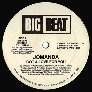 Jomanda Got a Love for You LP 12" 33 RPM 1991