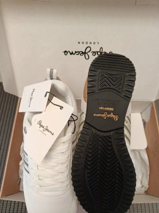 Zapatillas Pepe Jeans Blancas Nuevas. Talla: 37