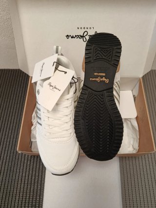 Zapatillas Pepe Jeans Blancas Nuevas. Talla: 37