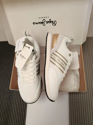 Zapatillas Pepe Jeans Blancas Nuevas. Talla: 37