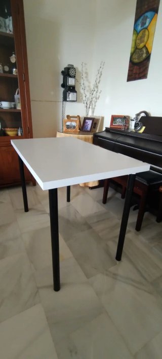 Mesa IKEA LINNMON / ADILS Blanca 100x60 cm