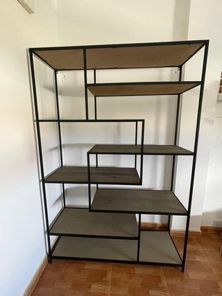 Estantería Metálica y Madera 120cm