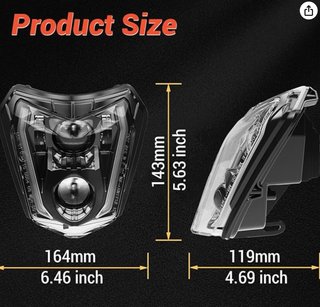 Faro LED RAMJET4X4 Dirt Bike Moto