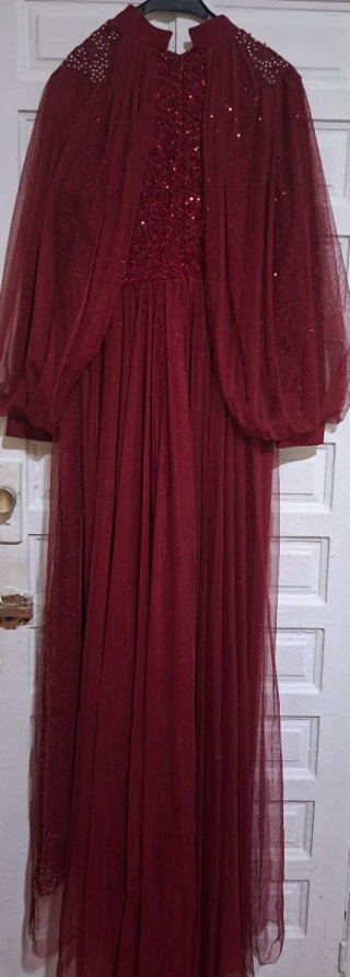 Vestido de fiesta rojo talla 42