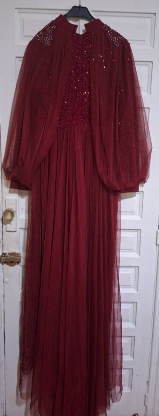 Vestido de fiesta rojo talla 42