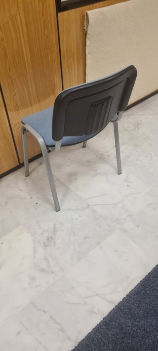 6 Sillas de Oficina/Sala de Espera Azules