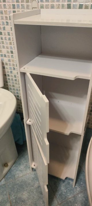 Mobiletto bagno bianco