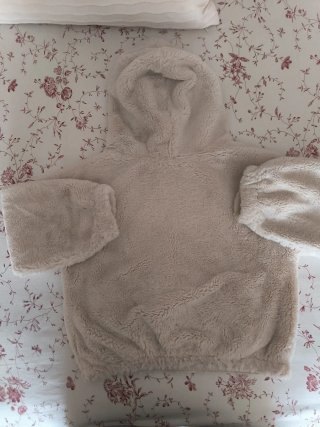Abrigo peluche Zara