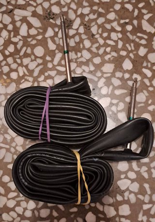Due Camere d'aria bici da corsa 80mm (2 pezzi)