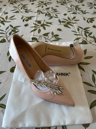 Zapatos Tacón Medio Manolo Blahnik (Talla 38)