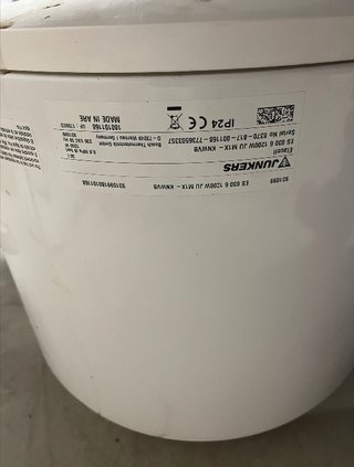 Termo eléctrico blanco