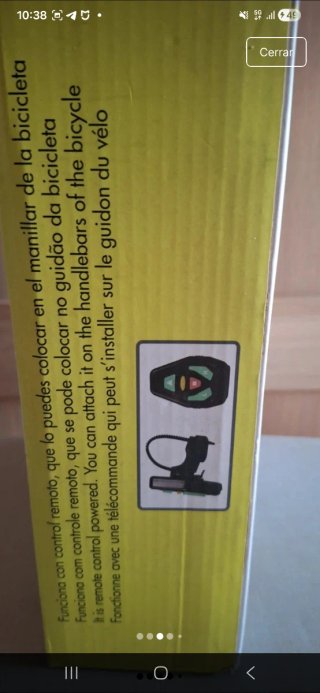 Mochila JOCCA con luces LED para bici
