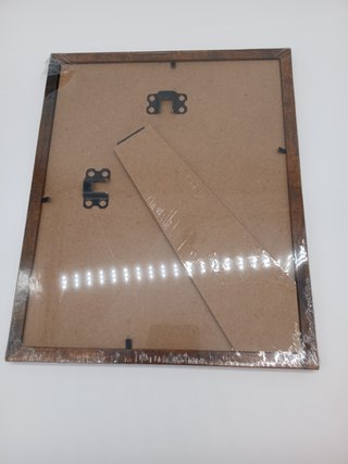 Marco 20x25, Cornice per Foto 20x25cm in MDF Marrone, Ideale per Soggiorni, Camere da Letto, Mostre d'Arte, Uffici e Caffè