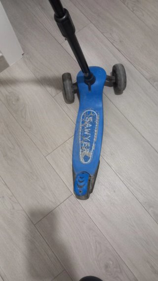 Patinete infantil Sawyer azul 3 ruedas