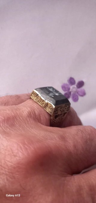 Anello sigillo afghano antico
