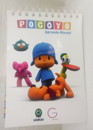 Pocoyó libreta de espiral. Nueva para dibujo.