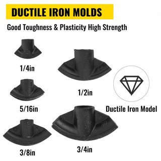 Máquina de Doblado de Tubos Hidráulica Manual de 10 Toneladas Máquina de Doblado de Tubos Hidráulica Manual Diámetro de 6.4–25.4 mm 6 Matrices para Construcción de Calefacción y Tuberías