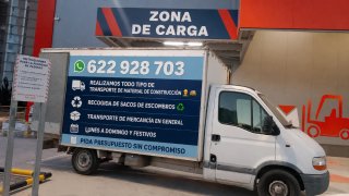 Transporte de material de construcción