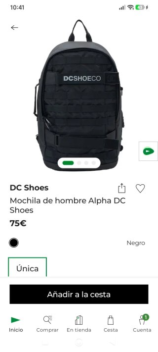 Mochila DC Shoes Verde