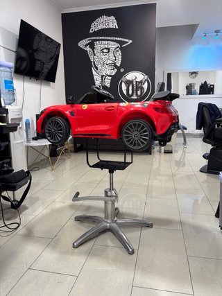 Coche silla peluquero barber