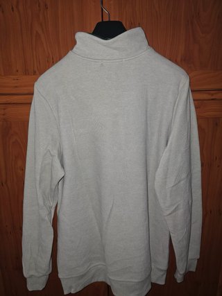 Jersey Beige Lacoste Media Cremallera