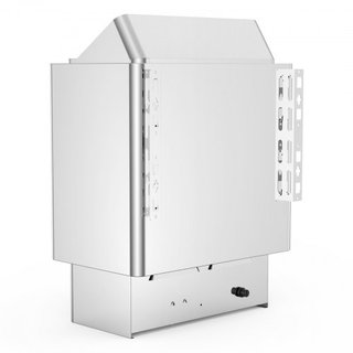 Calentador de Sauna de 9KW Estufa 380V-415V Calentador de Sauna Eléctrico Húmedo y Seco con Unidad de Control Incorporada Calentador de Sauna de Acero Inoxidable