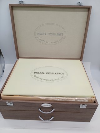 Pradel Excellence D635C-113 - Set di posate combinato, Acciaio inossidabile, Colore Argento