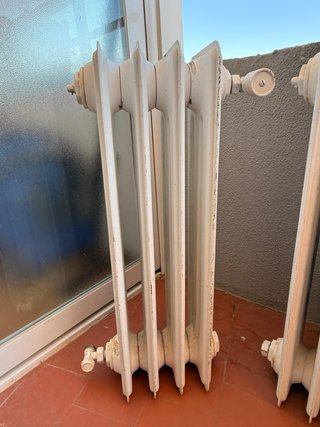 Radiadores antiguos de hierro fundido