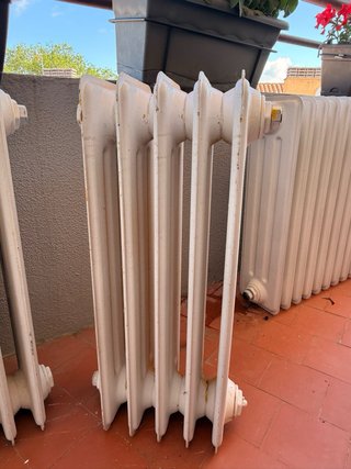 Radiadores antiguos de hierro fundido