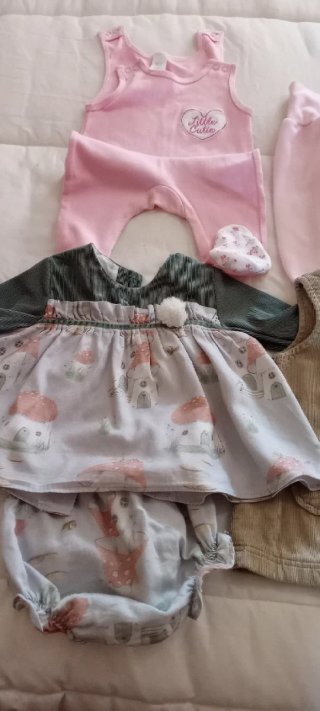 Lote Ropa Bebé Niña 1-3 Meses