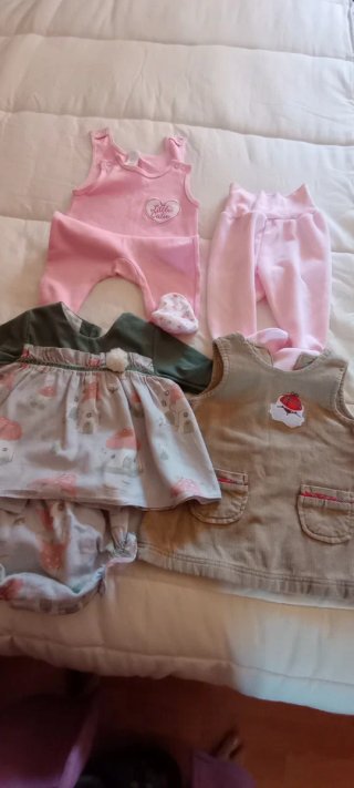 Lote Ropa Bebé Niña 1-3 Meses