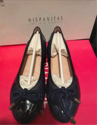 Manoletinas Hispanitas Azul Marino