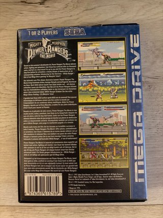 Mighty Morphin Power Rangers The Movie Mega Drive