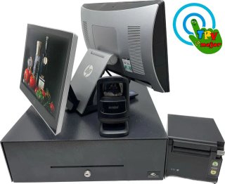 Pack TPV Doble BAR Restaurante HP RP9 i5 Ram16