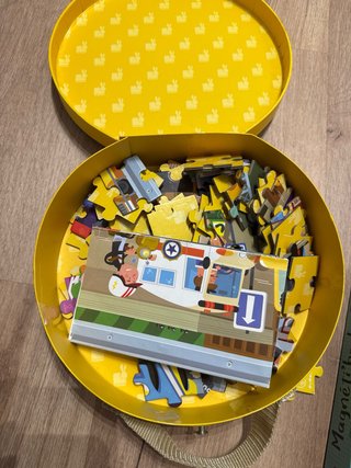Puzzle Janod 100 Piezas + magnetic book