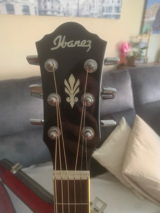 Guitarra Electro-Acústica Ibanez Negra