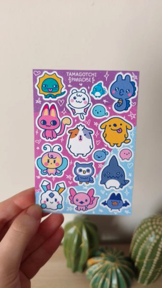 Pegatinas Tamagotchi