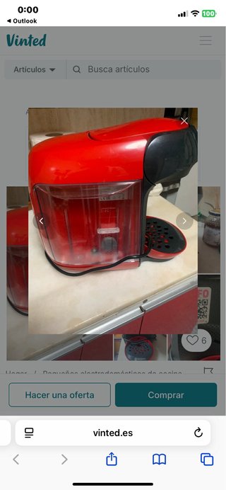 Cafetera Tassimo Cápsulas