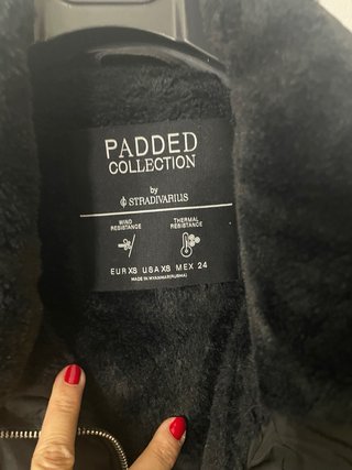 Cazadora invierno Negra de Stradivarius