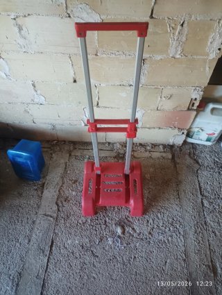 Carro para mochila rojo