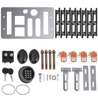 Apertura de Puerta Corredera, 1800 KG 8 m, Puerta Corredera Automática con 4 Controladores Remotos y Control por APP, Motor de Puerta Corredera Eléctrico para Entrada, Kit Completo de Hardware de ...
