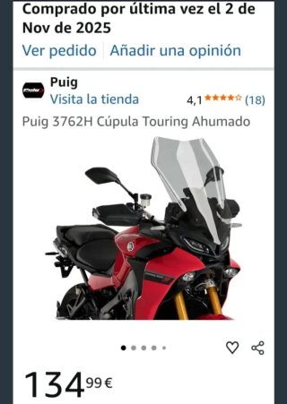 Cúpula Puig Tracer 9 2024 Ahumada