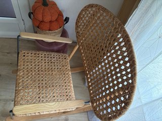 Mecedora Ikea Grönadal ratán descatalogada