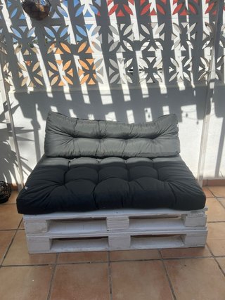 Sofá de palets para terraza