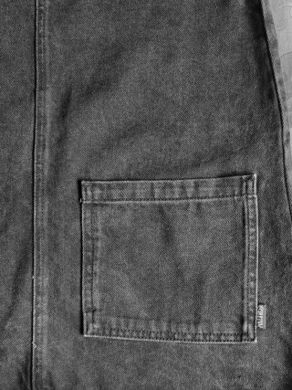 Peto vaquero gris Bershka