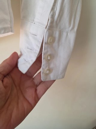 Camisa Mango Suit Blanca Talla S