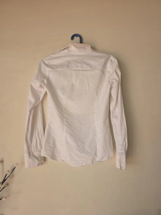 Camisa Mango Suit Blanca Talla S